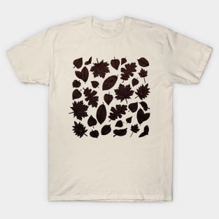 Brown Autumn Season Digital Painting T-Shirt